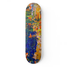 Traits de couleur abstraits de la palette de l'art