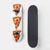 Skateboard Tranche de pizza pepperoni classique de SlipperyJo (Recto)