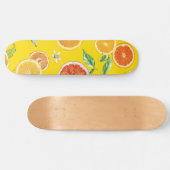 Skateboard Tranches orange #motif #tendance #style (Horz)
