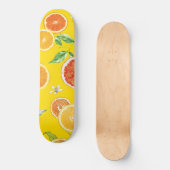 Skateboard Tranches orange #motif #tendance #style (Recto)