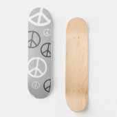 Skateboard Tranquillité de gris (Recto)