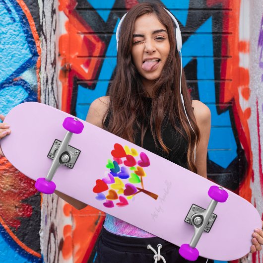 Skateboard Transformez l'illustration ou le dessin de votre e