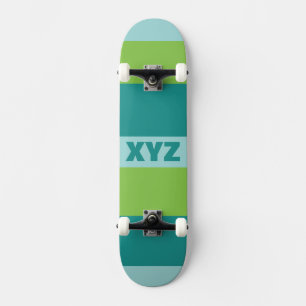 Skateboard Tri-color stripes skateboards personnalisés