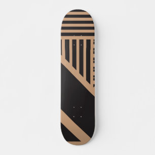 Skateboard Triangle en tan et noir