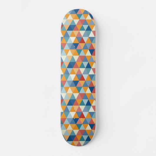 Skateboard Triangles Colorés A (Recto)