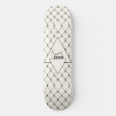 Skateboard Triangles minimalistes personnalisables (Recto)