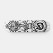 Skateboard Tribal autochtone Abstrait (Horz)