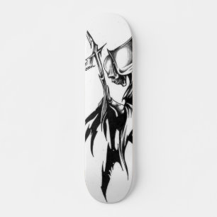 Skateboard tribal-grim-reaper