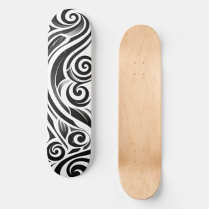 Skateboard Tribale Abstraite