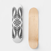 Skateboard Tribu de tatouage noir 1 (Recto)