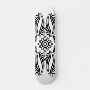 Skateboard Tribu de tatouage noir 1