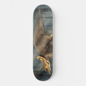 Skateboard Tricératops dans la forêt primitive (Recto)