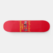 Skateboard "TRICK OU TRER" drôle halloween (Horz)