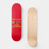 Skateboard "TRICK OU TRER" drôle halloween (Recto)