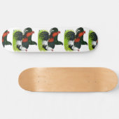 Skateboard Trio de coq à longue queue (Horz)