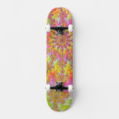Skateboard Tripant Groovy Funky Psychédélique Fractale Explos (Recto)