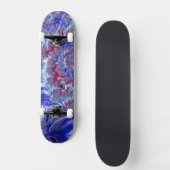 Skateboard Trippy coloré Super numérique Abstrait Fractal (Recto)