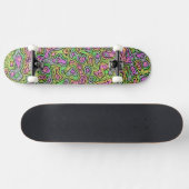 Skateboard Trippy Colorful Blob (Horz)