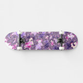 Skateboard Trippy Funky Boho Super Pastel Spiral Fractal Art (Horz)