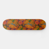 Skateboard Trippy Hippy Retro Paisley (Horz)