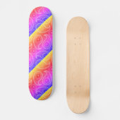 Skateboard Trippy Hippy Retro Paisley (Recto)