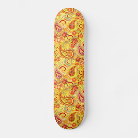 Skateboard Trippy Hippy Retro Paisley (Recto)