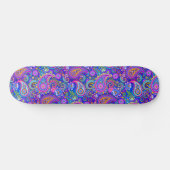 Skateboard Trippy Hippy Retro Paisley (Horz)