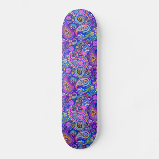 Skateboard Trippy Hippy Retro Paisley (Recto)