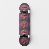 Skateboard Trippy Mushroom Custom Name (Recto)