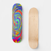 Skateboard Trippy Tye Dye Mini Skate Board (Recto)