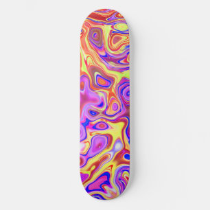 Skateboard Trippy Vibrant