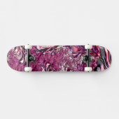 Skateboard Trippy Vibrant Psychedelic Funky Fractal Art (Horz)