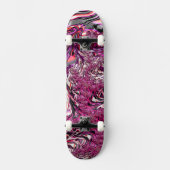 Skateboard Trippy Vibrant Psychedelic Funky Fractal Art (Recto)