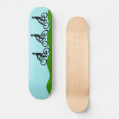 Skateboard Trois cyclistes (Recto)