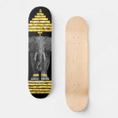 Skateboard Trois ont dirigé l'éléphant (Recto)