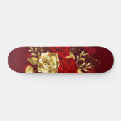Skateboard Trois Roses de bijoux (Horz)