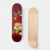 Skateboard Trois Roses de bijoux (Recto)