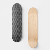 Skateboard Trois triangles v2 - Noir et Blanc (Recto)