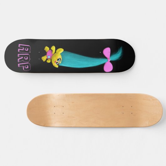 Skateboard *~* Troll AP89 Neon Noir Initiales amusant (Horz)