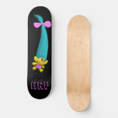 Skateboard *~* Troll AP89 Neon Noir Initiales amusant (Recto)