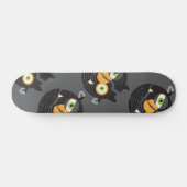 Skateboard troll de disque rayé  (Horz)