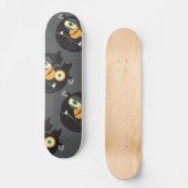 Skateboard troll de disque rayé  (Recto)