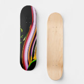 Skateboard Tronc de lignes (Recto)
