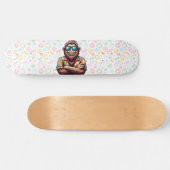 Skateboard Tropical/beach yeti/bigfoot (Horz)