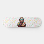 Skateboard Tropical/beach yeti/bigfoot (Horz)