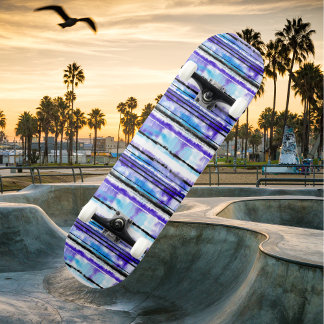 Skateboard Tropical Stripes - Conception Plage
