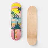 Skateboard Tropical Summer Sunset Sweets Paradise (Recto)