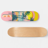 Skateboard Tropical Summer Sunset Sweets Paradise (Horz)