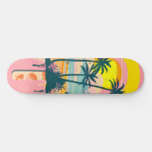 Skateboard Tropical Summer Sunset Sweets Paradise (Horz)