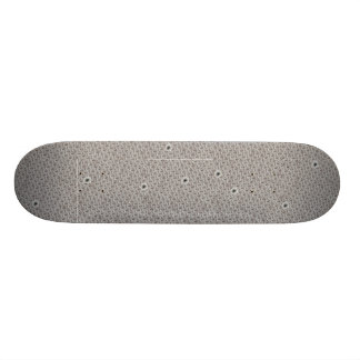 Skateboard Trou de balle et plat de diamant